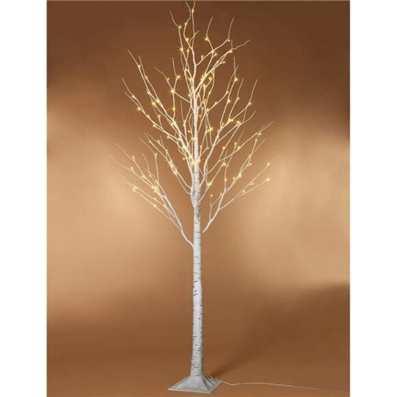 Lighted Birch Tree 6 Feet 96 LED for Home Wedding Festival Party - Picture 1 of 8